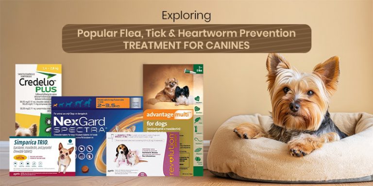 Flea, Tick & Heartworm Prevention Treatment for Canines