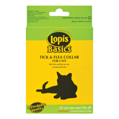 Lopis Basics Tick & Flea Collar for All Cats