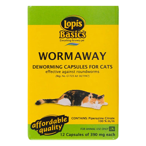 Lopis Basics Worm Away Deworming Capsules For Cats